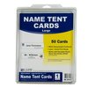 C-Line Products InkjetLaser Name Tent Inserts, scored, white, name tent cardstock, 8 12 x 11, 50PK 87517
